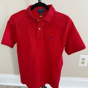Ralph Loren Polo Shirt - Red SZ Boys 14-16